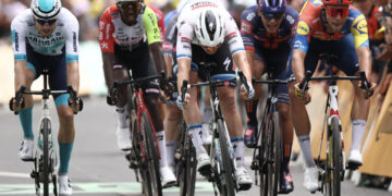 Belgium's Merlier wins tumultuous Tour de France stage three