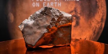 Largest Piece Of Mars On Earth Fetches Millions At Auction