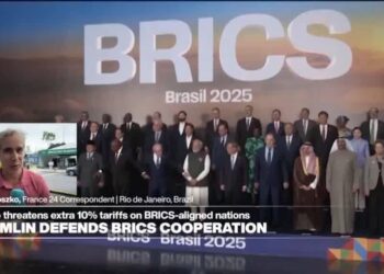 Kremlin says BRICS not directed 'against' third countries, after Trump tariff threat