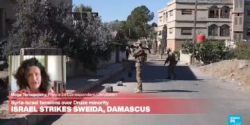 Israel strikes Syria's Sweida, Damascus