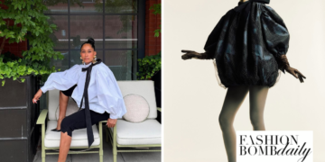 Tracee Ellis Ross Posed For the ‘Gram in a Black and White Paloma Wool Resort Look with Black Christian Louboutins