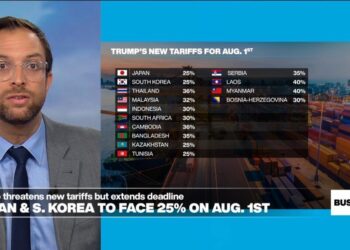 New Trump tariffs leave countries scrambling for deal before August 1 deadline