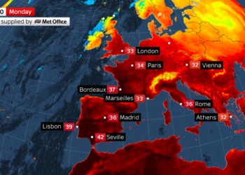 Weather: What is a ‘heat dome’ – and how long is it set to affect the UK? | Science, Climate & Tech News
