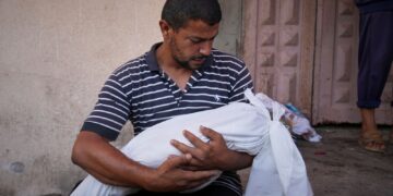 Ten children among at least 15 killed waiting for Gaza health clinic to open, says aid group | World News