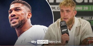 Anthony Joshua vs Jake Paul would tempt a ‘lot of people to watch’ the fight, says promoter Eddie Hearn | Boxing News