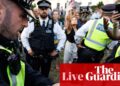 Palestine Action is a ‘violent organisation’, Downing Street says after mass arrests over the weekend – UK politics live | Politics