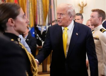 Trump Honors Purple Heart Recipients Including Medal Senders