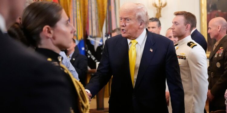 Trump Honors Purple Heart Recipients Including Medal Senders