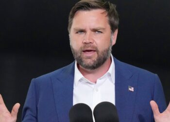 JD Vance Heckled At Photo Op With National Guard In DC