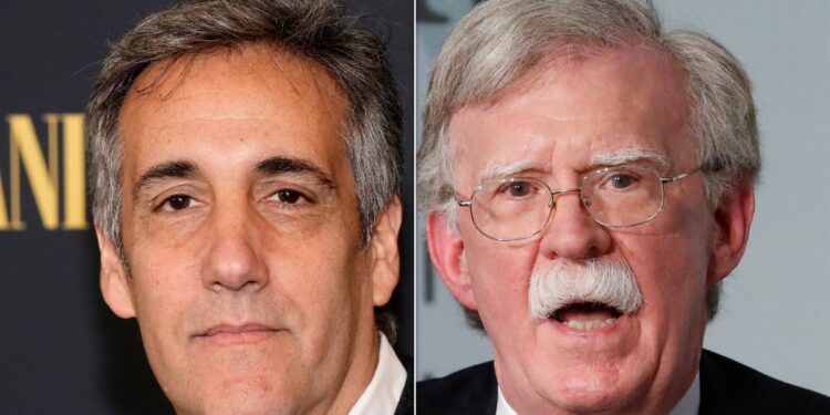 Michael Cohen Has Blunt Advice For John Bolton After FBI Raid On Home