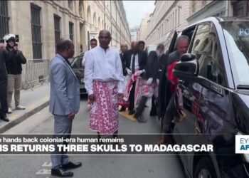 France hands back human remains to Madagascar 127 years after colonial massacre