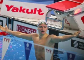 Never enough gold for legendary French swimmer Léon Marchand