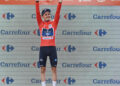 French cyclist David Gaudu claims Vuelta leader's red jersey