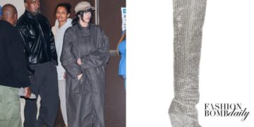 Fashion Bomb Couple: Kanye West and Bianca Censori Spotted on Date Night in Los Angeles (Find Out More about Bianca’s YSL Crystal Studded Boots Here)