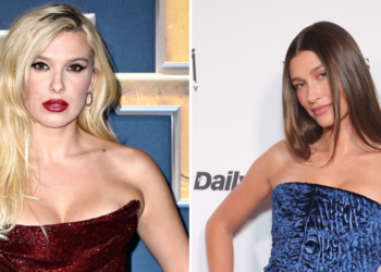 Hailey Bieber’s Lip Gloss Phone Case Inspires Millie Bobby Brown
