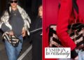 Rihanna Was Captured Dining at Giorgio Baldi in an Archive Vintage Fur Store with Bomb Valentino Accessories