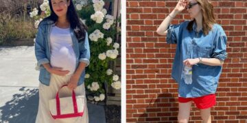 Two Summer Pregnancy Wardrobes | Cup of Jo