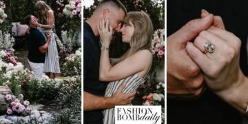 Fashion Bomb Couples: Taylor Swift and Travis Kelce Announce Their Engagement in Navy and White Polo Ralph Lauren Looks