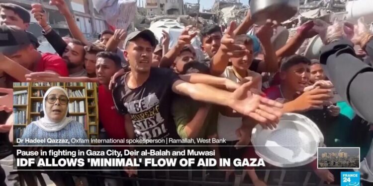 Gaza: 'It's an engineered starvation campaign against civilians, women and children' (Oxfam)