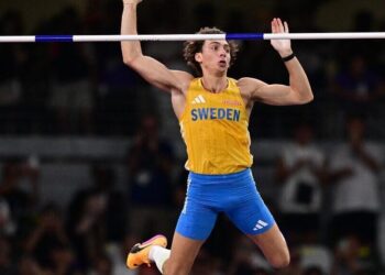Pole vaulter Duplantis breaks world record for 14th time at Tokyo world championships