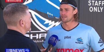 Cronulla Sharks’ Nicho Hynes says he empathised with Lachlan Galvin amid contract saga