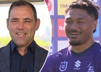Melbourne Storm prop Stefano Utoikamanu fires warning shots at ‘stuck up’ Brisbane Broncos, Cameron Smith, Payne Haas and Reece Walsh respond