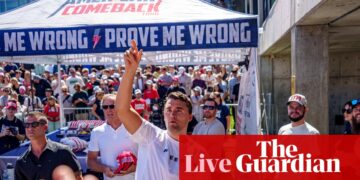 Charlie Kirk shooting: person of interest in custody after death of rightwing activist, Utah governor says – latest updates | Charlie Kirk shooting