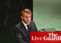 France recognises state of Palestine, Macron tells UN; Abbas says Hamas must ‘surrender their weapons’ – Middle East crisis live | Palestinian territories