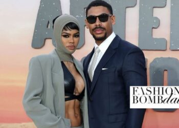 Fashion Bomb Couples: Teyana Taylor Stepped Out In a Oude Wagg SS25 RTW Look Alongside Aaron Pierre at the One Battle After Another Premiere
