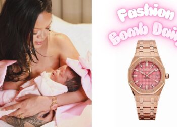 Rihanna Debuts her Daughter Rocki Irish Mayers Wearing a Rose Gold Audemars Piguet Royal Oak Watch