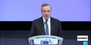 Mario Draghi warns Europe is falling further behind US, China due to government complacency