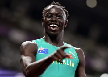 ‘Crazy’ reality dawns on Australian sprint sensation as US megastar hails ‘amazing kid’