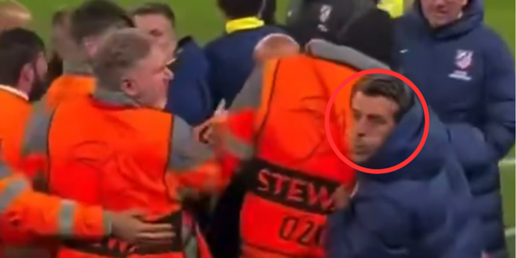 Liverpool vs Atletico Madrid, spitting staffer investigated, Diego Simeone red card video