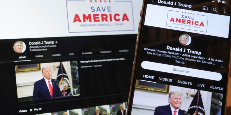 YouTube to settle lawsuit with Trump over account suspension | US News