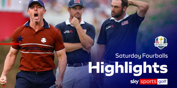 Europe dominate Team USA at Ryder Cup! | Saturday fourballs highlights!