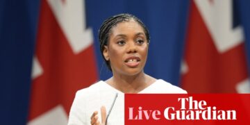 Tories would abolish stamp duty, Badenoch tells party conference – UK politics live | Politics