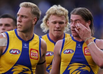 West Coast Eagles’ compensation for loss of Oscar Allen to Brisbane Lions questioned by Gerard Healy