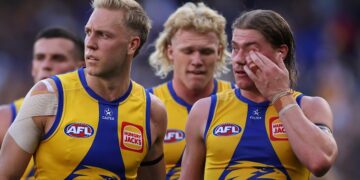 West Coast Eagles’ compensation for loss of Oscar Allen to Brisbane Lions questioned by Gerard Healy