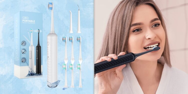 This On-Sale Electric Toothbrush Doubles As A Water Flosser
