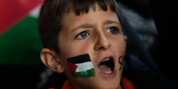 Hundreds Of Thousands March Across Europe In Support Of Palestinians