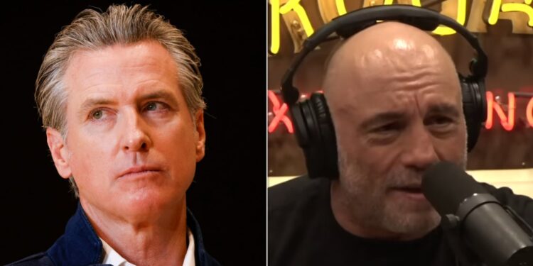 Gov. Gavin Newsom Takes Aim At Joe Rogan For Calling Him A ‘Bullshit Artist’