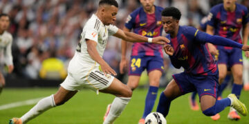 Mbappé and Bellingham secure Real Madrid victory over Barcelona in tense El Clasico