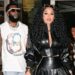 Keyshia Ka’Oir Stepped Out with Gucci Mane in a Black Norma Kamali Leather Jacket and Pleated Mini Skirt