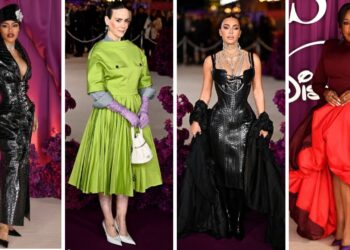 The Hulu All’s Fair Premiere in London: Teyana Taylor in a Black Tamara Ralph Dress, Kim Kardashian in a Black Dilara Findikoglu Look, Sarah Paulson in a Lime Green Prada Dress + More!