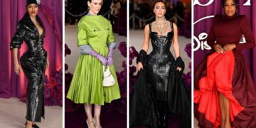 The Hulu All’s Fair Premiere in London: Teyana Taylor in a Black Tamara Ralph Dress, Kim Kardashian in a Black Dilara Findikoglu Look, Sarah Paulson in a Lime Green Prada Dress + More!