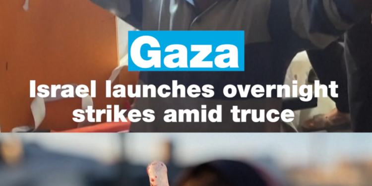 Israel launches deadly strikes on Gaza amid truce