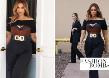 Tyra Banks Slays in A Black and Brown Amazon Fashion Look for Amazon Stylist Creators Day