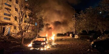 At least five killed in Ukraine after Russian missile and drone attack – as Poland forced to scramble jets | World News