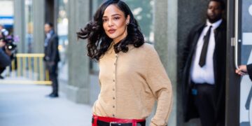 Tessa Thompson Does Three Perfect Outfits In One Day