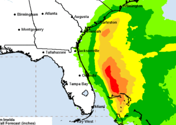 Southeast U.S. braces for Tropical Storm Imelda : NPR
